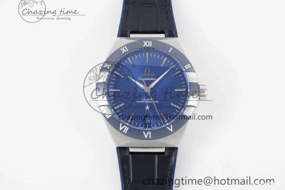0114 Constellation Blue Ceramic SS 8F 1:1 Best Edition Blue Dial on Blue Gummy Strap A TravelReady 7800